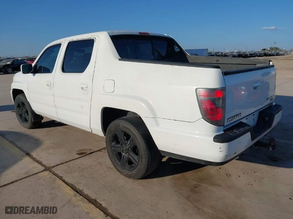 2013 Honda Ridgeline RTL with VIN 5FPYK1F58DB015799, listed as a IAAI auction lot 41498052 with 104,372 mi miles. Bid and sale history available at carsss.com. Image 3.
