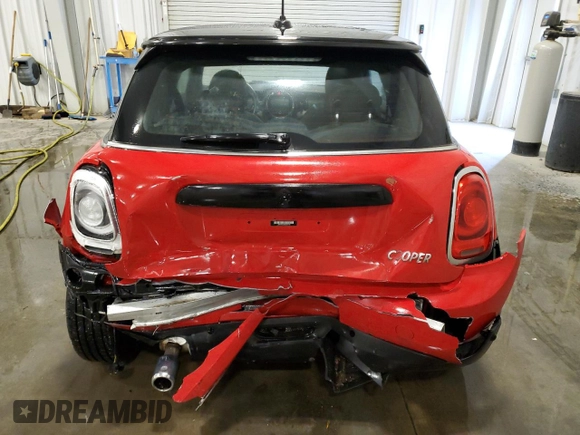 2021 MINI Hardtop Cooper with VIN WMWXR3C00M2N27769, listed as a Copart auction lot 41971375 with 154,596 mi miles and Salvage title. Bid and sale history available at DreamBid. Image 6.