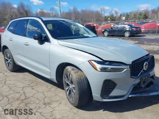 2024 Volvo XC60 Core Dark Theme with VIN YV4L12RK5R1720778, listed as a IAAI auction lot 41855460 with 21,201 mi miles. Bid and sale history available at carsss.com. Image 1.