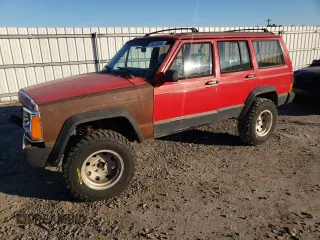 1993 Jeep Cherokee Sport with VIN 1J4FJ68SXPL558229, listed as a Copart auction lot 76626064 with 209,385 mi miles and Salvage Title. Bid and sale history available at carsss.com. Image 1.