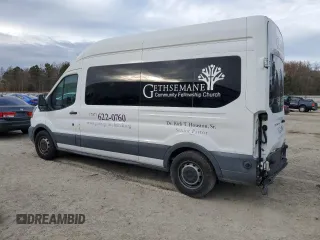 2015 Ford Transit Passenger XL with VIN 1FBAX2XM2FKA52266, listed as a Copart auction lot 83310454 with 20,424 mi miles and Salvage Title. Bid and sale history available at carsss.com. Image 2.