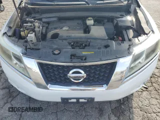 2014 Nissan Pathfinder S z VIN 5N1AR2MN4EC690798, wystawiony jako Copart lot #56239325 z przebiegiem 188 131 mil mil oraz Szkoda całkowita • Salvage title. Historia ofert i sprzedaży dostępna na DreamBid. Obrazek 12.