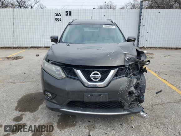 2014 Nissan Rogue SV with VIN 5N1AT2MT7EC824042, listed as a Copart auction lot 86864274 with 206,368 mi miles and Salvage Title. Bid and sale history available at DreamBid. Image 5.