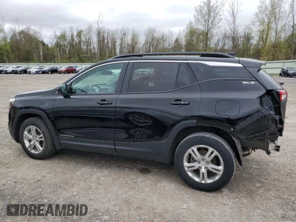 2022 GMC Terrain SLE z VIN 3GKALTEV1NL313378, wystawiony jako Copart lot #55805755 z przebiegiem 35 680 mil mil oraz Szkoda całkowita • Salvage title. Historia ofert i sprzedaży dostępna na DreamBid. Obrazek 2.