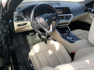 2021 BMW 4 Series 430i xDrive with VIN WBA73AP01MCG39963, listed as a Copart auction lot 71207314 with 58,983 mi miles and Salvage Title. Bid and sale history available at carsss.com. Image 8.