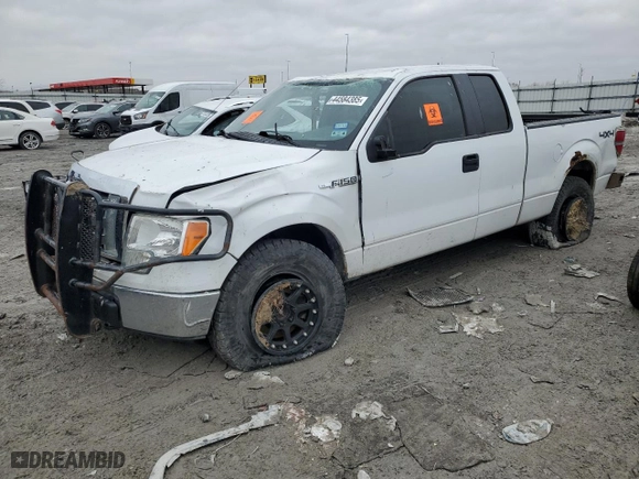 2011 Ford F-150 XL with VIN 1FTFX1EF6BKD40818, listed as a Copart auction lot 44584385 with 0 mi miles and Salvage Title. Bid and sale history available at carsss.com. Image 1.