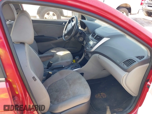 2017 Hyundai Accent SE with VIN KMHCT4AEXHU200728, listed as a IAAI auction lot 42015224 with 139,327 mi miles. Bid and sale history available at carsss.com. Image 5.