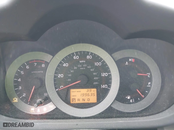 2007 Toyota RAV4 with VIN JTMZD33V675050175, listed as a IAAI auction lot 41987156 with 199,635 mi miles. Bid and sale history available at carsss.com. Image 7.