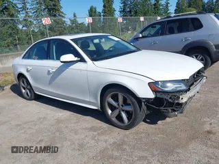 2012 Audi A4 Premium Plus z VIN WAUFFAFL1CA055097, wystawiony jako IAAI lot #42397684 z przebiegiem 220 148 mil mil oraz . Historia ofert i sprzedaży dostępna na DreamBid. Obrazek 1.