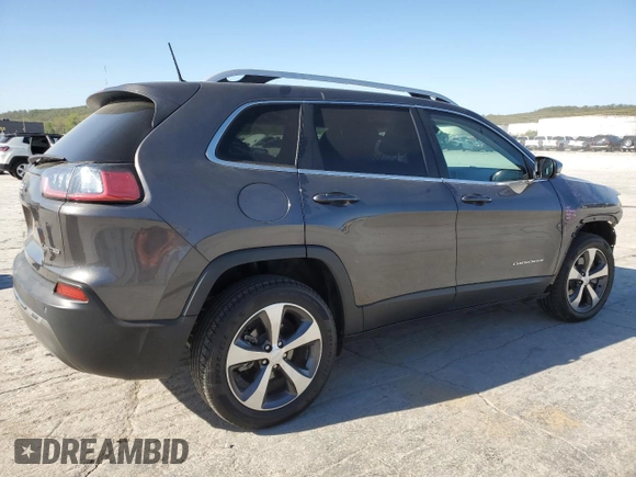 2019 Jeep Cherokee Limited with VIN 1C4PJLDB0KD487933, listed as a Copart auction lot 52788155 with 125,083 mi miles and Salvage title. Bid and sale history available at DreamBid. Image 3.