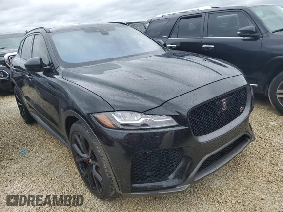 2020 Jaguar F-Pace SVR with VIN SADCZ2EE5LA660248, listed as a Copart auction lot 74197214 with 37,381 mi miles and Non Repairable. Bid and sale history available at DreamBid. Image 4.