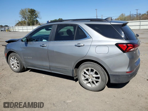 2023 Chevrolet Equinox LT with VIN 3GNAXKEG0PS141159, listed as a Copart auction lot 50070095 with 45,511 mi miles and Salvage Title. Bid and sale history available at carsss.com. Image 2.