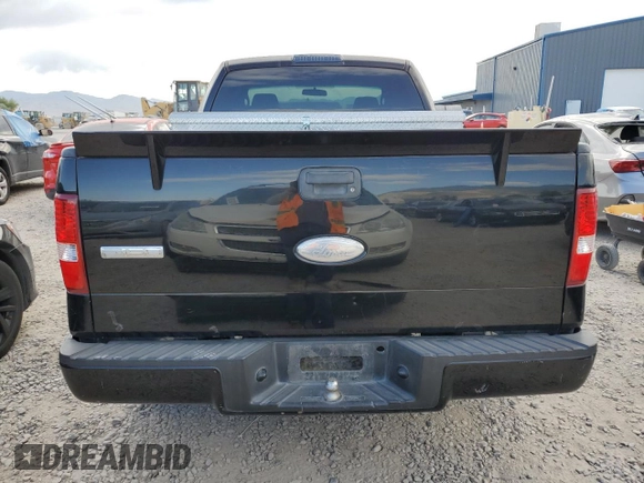 2006 Ford F-150 STX with VIN 1FTRX12W46KC19017, listed as a Copart auction lot 60231105 with 211,864 mi miles and Salvage title. Bid and sale history available at DreamBid. Image 6.