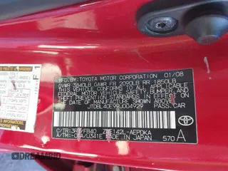2009 Toyota Corolla with VIN JTDBL40E99J004929, listed as a IAAI auction lot 41210936 with 135,663 mi miles. Bid and sale history available at carsss.com. Image 9.