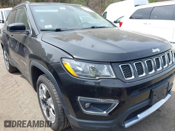 2019 Jeep Compass High Altitude z VIN 3C4NJDCB2KT594314, wystawiony jako IAAI lot #42010098 z przebiegiem 51 622 mil mil oraz . Historia ofert i sprzedaży dostępna na DreamBid. Obrazek 1.