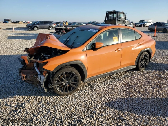 2022 Subaru WRX Limited with VIN JF1VBAN67N8019310, listed as a Copart auction lot 45497035 with 0 mi miles and Salvage Title. Bid and sale history available at carsss.com. Image 1.