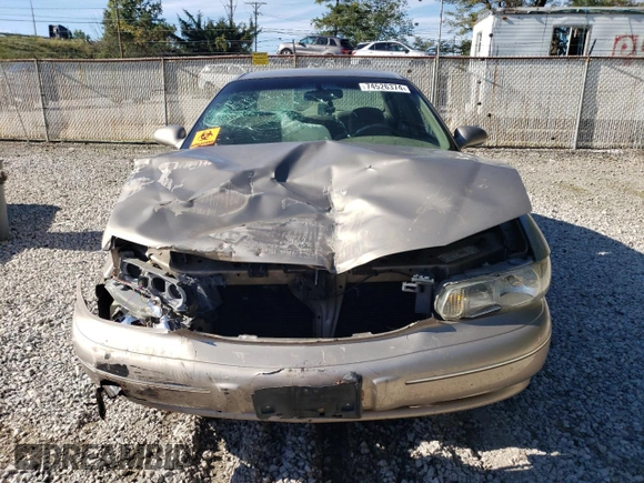 2000 Buick Century Custom with VIN 2G4WS52J1Y1158706, listed as a Copart auction lot 74526374 with 103,564 mi miles and Salvage Title. Bid and sale history available at carsss.com. Image 5.