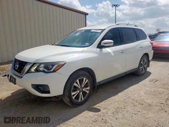 2017 Nissan Pathfinder S with VIN 5N1DR2MN2HC601473, listed as a Copart auction lot 61259475 with 175,483 mi miles and Salvage title. Bid and sale history available at DreamBid. Image 1.