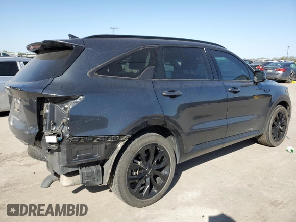 2023 Kia Sorento SX z VIN 5XYRK4LF9PG215910, wystawiony jako Copart lot #49861025 z przebiegiem 25 007 mil mil oraz Szkoda całkowita • Salvage title. Historia ofert i sprzedaży dostępna na DreamBid. Obrazek 3.