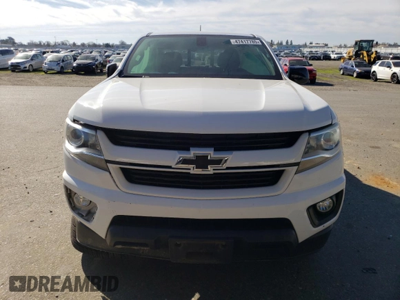 2018 Chevrolet Colorado 2WD LT with VIN 1GCGSCEN8J1180760, listed as a Copart auction lot 47417785 with 43,605 mi miles and Salvage title. Bid and sale history available at DreamBid. Image 5.