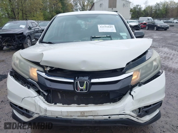 2015 Honda CR-V LX with VIN 5J6RM4H33FL101326, listed as a IAAI auction lot 42191049 with 88,520 mi miles and . Bid and sale history available at DreamBid. Image 6.