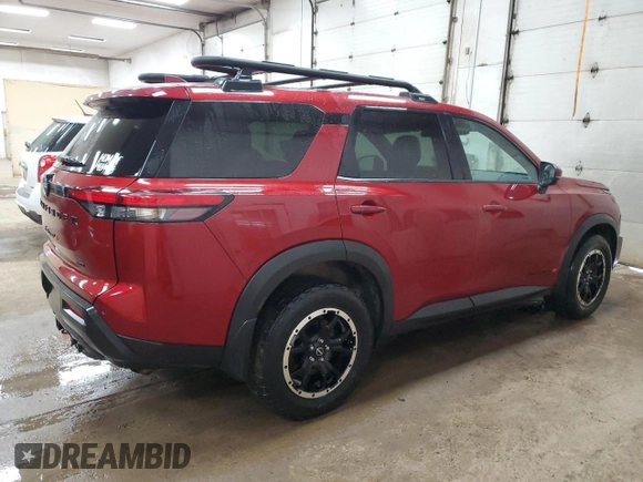 2023 Nissan Pathfinder Rock Creek with VIN 5N1DR3BD7PC231197, listed as a Copart auction lot 51751205 with 71,366 mi miles and Salvage title. Bid and sale history available at DreamBid. Image 3.