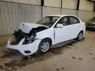 2011 Kia Rio LX with VIN KNADH4A3XB6941933, listed as a Copart auction lot 49891815 with 145,414 mi miles and Salvage Title. Bid and sale history available at carsss.com. Image 1.