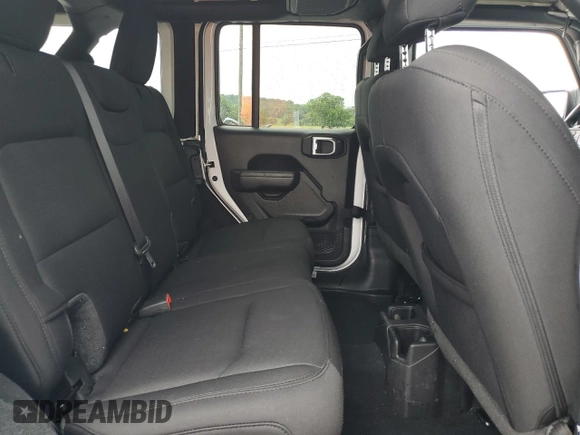 2022 Jeep Wrangler Unlimited Willys with VIN 1C4HJXDN9NW242045, listed as a Copart auction lot 59857985 with 34,970 mi miles and Salvage title. Bid and sale history available at DreamBid. Image 11.