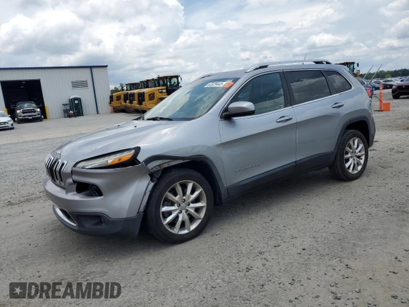 2014 Jeep Cherokee Limited with VIN 1C4PJLDS5EW204516, listed as a Copart auction lot 62329445 with 127,042 mi miles and Salvage title. Bid and sale history available at DreamBid. Image 1.