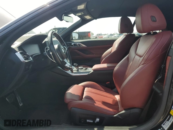 2023 BMW 4 Series M440i z VIN WBA53AT07PCL58393, wystawiony jako Copart lot #60527305 z przebiegiem 32 546 mil mil oraz Szkoda całkowita • Salvage title. Historia ofert i sprzedaży dostępna na DreamBid. Obrazek 7.
