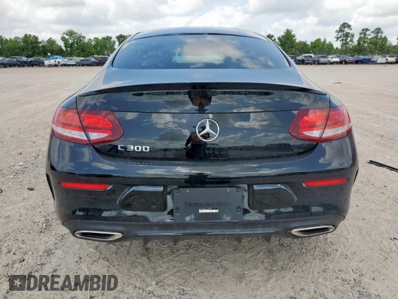 2020 Mercedes-Benz C 300 with VIN W1KWJ8DB2LG035075, listed as a Copart auction lot 59785705 with 27,792 mi miles and Salvage title. Bid and sale history available at DreamBid. Image 6.