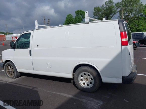 2011 Chevrolet Express Cargo with VIN 1GCSGAFX6B1144874, listed as a IAAI auction lot 41868850 with 201,347 mi miles and . Bid and sale history available at DreamBid. Image 14.