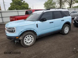 2023 Ford Bronco Sport Heritage with VIN 3FMCR9G6XPRD69780, listed as a Copart auction lot 58560685 with 15,611 mi miles and Clean title. Bid and sale history available at DreamBid. Image 1.