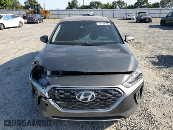 2020 Hyundai Ioniq Blue with VIN KMHC65LC2LU226385, listed as a Copart auction lot 61989965 with 184,834 mi miles and Salvage title. Bid and sale history available at DreamBid. Image 5.