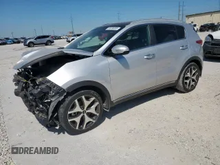 2017 Kia Sportage SX Turbo with VIN KNDPR3A62H7146380, listed as a Copart auction lot 53338355 with 114,177 mi miles and Salvage title. Bid and sale history available at DreamBid. Image 1.