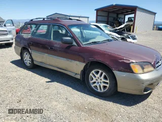2001 Subaru Legacy Outback with VIN 4S3BH665717654929, listed as a Copart auction lot 62233615 with 274,679 mi miles and Clean title. Bid and sale history available at DreamBid. Image 4.