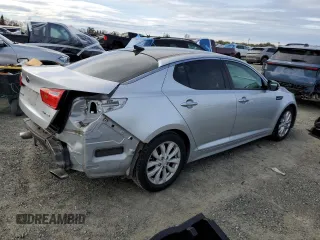 2015 Kia Optima EX with VIN 5XXGN4A75FG505073, listed as a Copart auction lot 50218595 with 77,199 mi miles and Salvage Title. Bid and sale history available at carsss.com. Image 3.