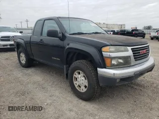 2005 GMC Canyon SLE Z71 with VIN 1GTDS196X58242957, listed as a Copart auction lot 87728635 with 206,977 mi miles and Salvage Title. Bid and sale history available at carsss.com. Image 4.