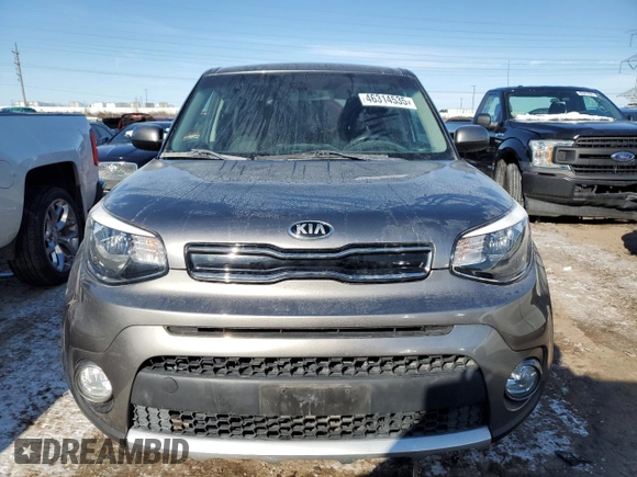2018 Kia Soul + with VIN KNDJP3A52J7574653, listed as a Copart auction lot 46314535 with 52,343 mi miles and Salvage Title. Bid and sale history available at carsss.com. Image 5.