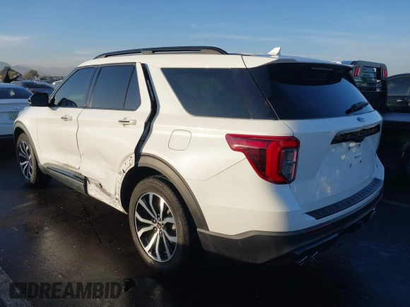 2020 Ford Explorer ST with VIN 1FM5K8GC0LGA28807, listed as a IAAI auction lot 41214396 with 76,367 mi miles. Bid and sale history available at carsss.com. Image 3.