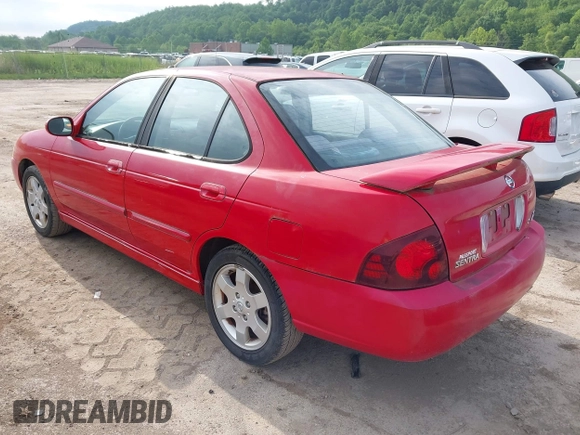 2006 Nissan Sentra SE-R Spec V z VIN 3N1AB51D46L497405, wystawiony jako IAAI lot #42447316 z przebiegiem 103 443 mil mil oraz . Historia ofert i sprzedaży dostępna na DreamBid. Obrazek 3.