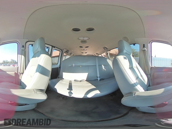 2010 Ford Econoline Passenger XL with VIN 1FMNE1BW2ADA11991, listed as a Copart auction lot 63758014 with 32,785 mi miles and Salvage Title. Bid and sale history available at DreamBid. Image 14.
