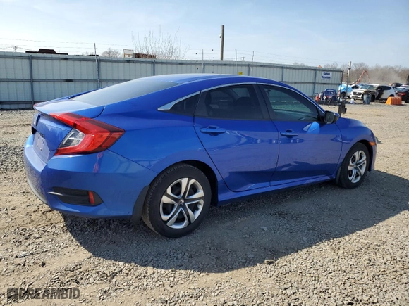 2018 Honda Civic Sedan LX with VIN 19XFC2F5XJE206029, listed as a Copart auction lot 49188165 with 66,488 mi miles and Salvage Title. Bid and sale history available at carsss.com. Image 3.