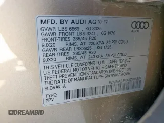2018 Audi Q7 Prestige with VIN WA1VABF7XJD018304, listed as a Copart auction lot 56126055 with 133,449 mi miles and Clean title. Bid and sale history available at DreamBid. Image 13.