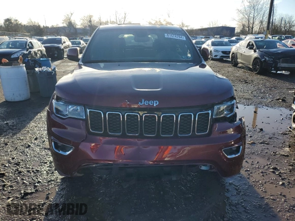 2022 Jeep Grand Cherokee WK Laredo X with VIN 1C4RJFAGXNC139934, listed as a Copart auction lot 81574764 with 43,783 mi miles and Salvage Title. Bid and sale history available at carsss.com. Image 5.