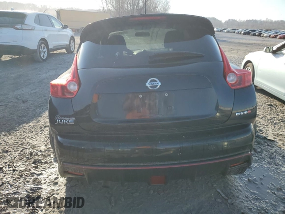 2014 Nissan Juke S with VIN JN8AF5MR3ET362570, listed as a Copart auction lot 48042185 with 93,843 mi miles and Salvage Title. Bid and sale history available at DreamBid. Image 6.