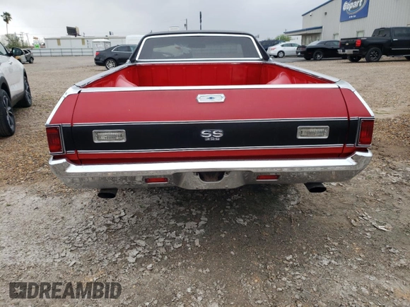1969 Chevrolet El Camino z VIN 136809K399396, wystawiony jako Copart lot #47485145 z przebiegiem 46 439 mil mil oraz Czysty tytuł • Clean title. Historia ofert i sprzedaży dostępna na DreamBid. Obrazek 6.