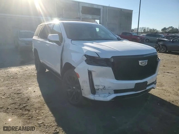 2024 Cadillac Escalade 4WD Sport Platinum with VIN 1GYS4GKL1RR347918, listed as a Copart auction lot 83556094 with 0 mi miles and Salvage Title. Bid and sale history available at carsss.com. Image 11.
