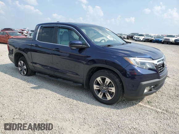 2019 Honda Ridgeline RTL-T with VIN 5FPYK3F69KB033438, listed as a Copart auction lot 59023585 with 82,856 mi miles and Salvage title. Bid and sale history available at DreamBid. Image 4.