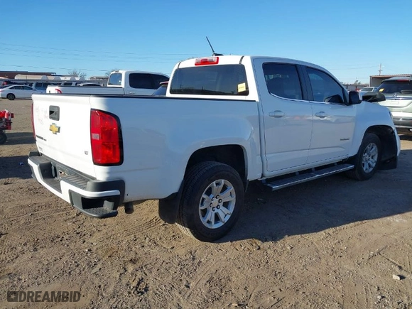 2020 Chevrolet Colorado 2WD LT with VIN 1GCGSCEN1L1124890, listed as a IAAI auction lot 41856902 with 85,512 mi miles. Bid and sale history available at carsss.com. Image 4.